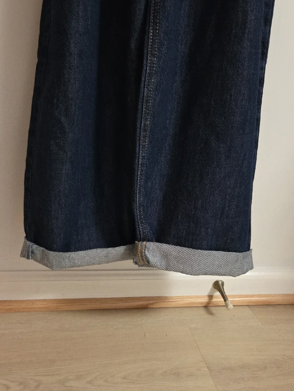 ETICA KAAN BIRDIE HALTER Denim JUMPSUIT Medium NWT - Picture 9 of 12